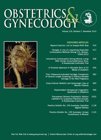 Obstetrics and Gynaecology 